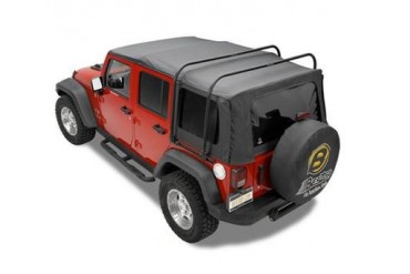 Bestop HighRock 4x4 Overhead Rack Brackets in Black 41415-01 Roof Rack