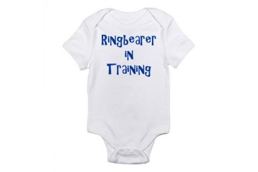 Ringbearer in Training Wedding Infant Bodysuit by CafePress