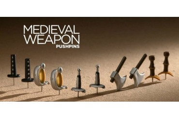 MEDIEVAL WEAPON PUSHPINS