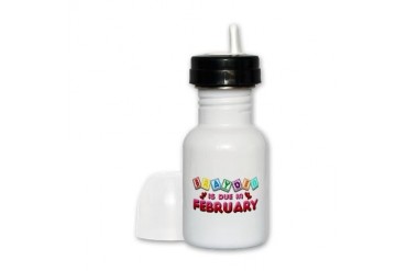 Brayden is Due in February.png Love Sippy Cup by CafePress