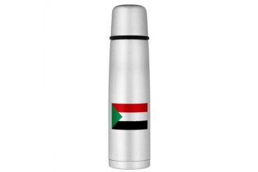 Sudan Large Thermos Bottle Flag Large Thermosreg; Bottle by CafePress