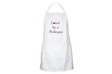 Loved by a Peekapoo BBQ Pets Apron by CafePress
