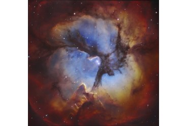 M20, The Trifid Nebula in Sagittarius.