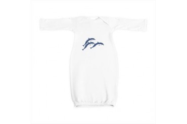 dolphin Fish Baby Gown by CafePress
