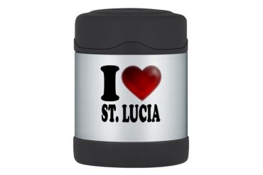 I Heart St. Lucia Thermos Food Jar Love Thermosreg; Food Jar by CafePress