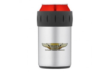 HOWLOGOwhite.jpg Thermos Can Cooler Cupsreviewcomplete Thermosreg; Can Cooler by CafePress