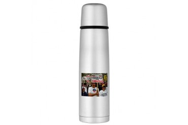 OBAMA ILLEGALS Large Thermos Bottle Political Large Thermosreg; Bottle by CafePress