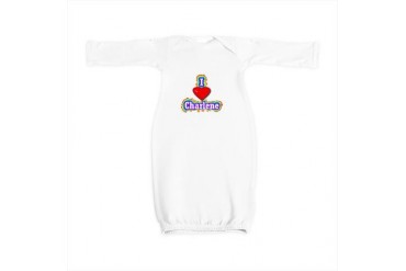 Charlene540.png Love Baby Gown by CafePress