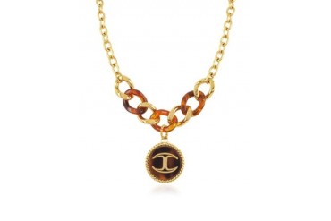 Nature Medallion Stainless Steel Women's Necklace