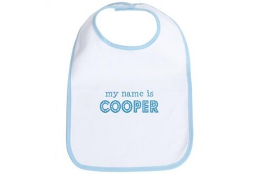 My name is Cooper Name Bib by CafePress