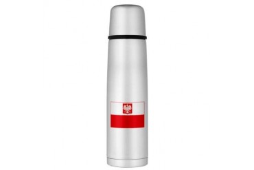 Polish Falcon Flag Large Thermos Bottle Flag Large Thermosreg; Bottle by CafePress