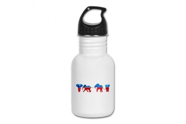 Republican Elephants Conservative Kid's Water Bottle by CafePress