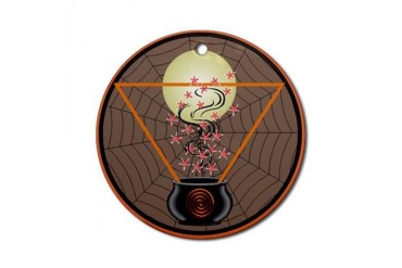 Cauldron of the Moon Ornament Round Witchcraft Round Ornament by CafePress