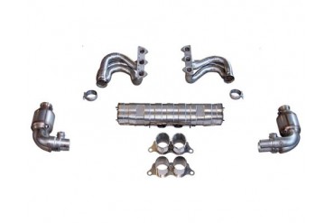 Cargraphic Exhaust Kit 6 Performance Version w Flaps Porsche 997.2 GT3 10-11