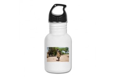 African Tribes 3 Ethnicity Kid's Water Bottle by CafePress