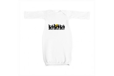 Zombie Halloween Holiday Baby Gown by CafePress