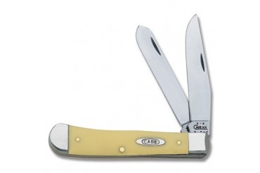 Case Chrome Vanadium Trapper with Yellow Composition Handle