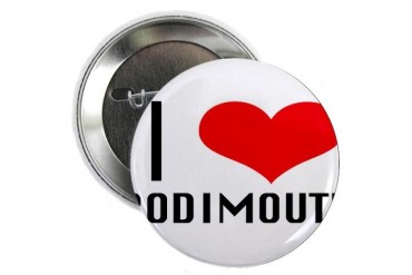 I Heart PODiMOUTH Heart 2.25 Button by CafePress