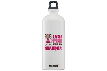 Wear Pink 4 Grandma Family Sigg Water Bottle 1.0L by CafePress