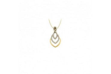 nia Fashion Pendant in Yellow Gold Vermeil over Sterling Silver 0.25 CT TGW