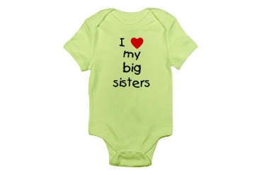 I love my big sisters Infant Bodysuit