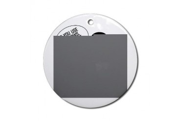If you use windows, you're... round ornament Geek Round Ornament by CafePress