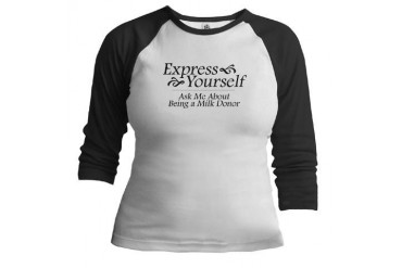 Breast Milk Bank Advocacy Jr. Raglan by CafePress