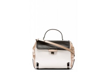 Marc By Marc Jacobs White Leather Sheltered Island Bag