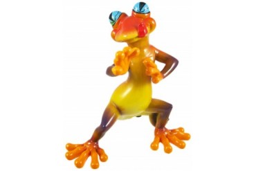 Kung-Fu Lizzie Martial Arts Gecko Figurine Lizard