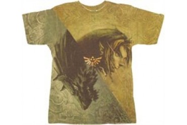 Legend of Zelda Twilight Princess Cover Art T-Shirt Sheer