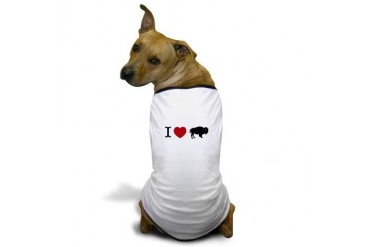 I Love Buffalo New york Dog T-Shirt by CafePress
