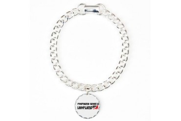 Everyone loves a Loveland Girl Charm Bracelet, One Colorado Charm Bracelet, One Charm by CafePress