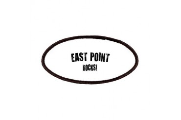 East Point Rocks Georgia Patches by CafePress