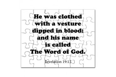 Revelation 19:13 Christian Puzzle by CafePress