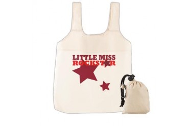 littlemissrock.png Guitar Reusable Shopping Bag by CafePress