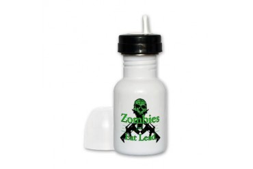 Lead eating zombies grn. Pop culture Sippy Cup by CafePress