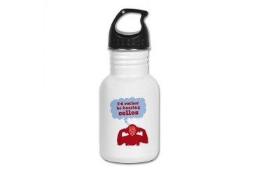 Angry Chimp Music Kid's Water Bottle by CafePress