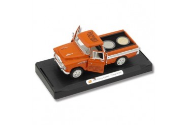 Frost Cutlery 1:28 Scale 1957 Chevrolet Cameo Pickup & State Quarters Gift Set - Virginia