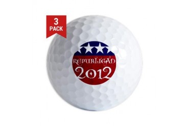 Old World Republican Republican Golf Balls by CafePress