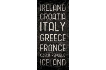 Map Type Mate Poster Print by Jace Grey (24 x 48)