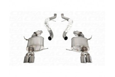 Corsa Polished Sport Cat-Back Exhaust BMW M3 Convertible E93 08-12