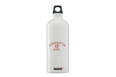 Binghamton Pink Girl New york Sigg Water Bottle 0.6L by CafePress