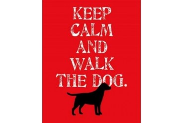 Keep Calm - Labrador Poster Print by Ginger Oliphant (24 x 30)