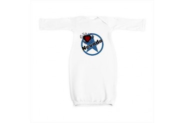 circlenevada.png States Baby Gown by CafePress