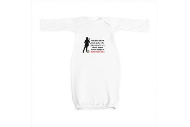 soccer studies.jpg Sports Baby Gown by CafePress