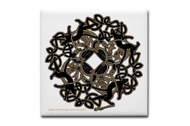 Samhain Art Tile Coaster by CafePress