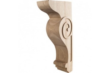 Hardware Resources COR25-3CH Transitional Scrolled Corbel