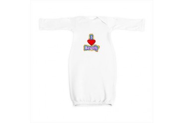 Beverly393.png Love Baby Gown by CafePress