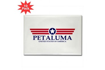Petaluma Pride California Rectangle Magnet 10 pack by CafePress