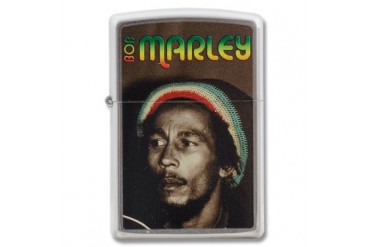 Zippo Bob Marley Street Chrome Lighter